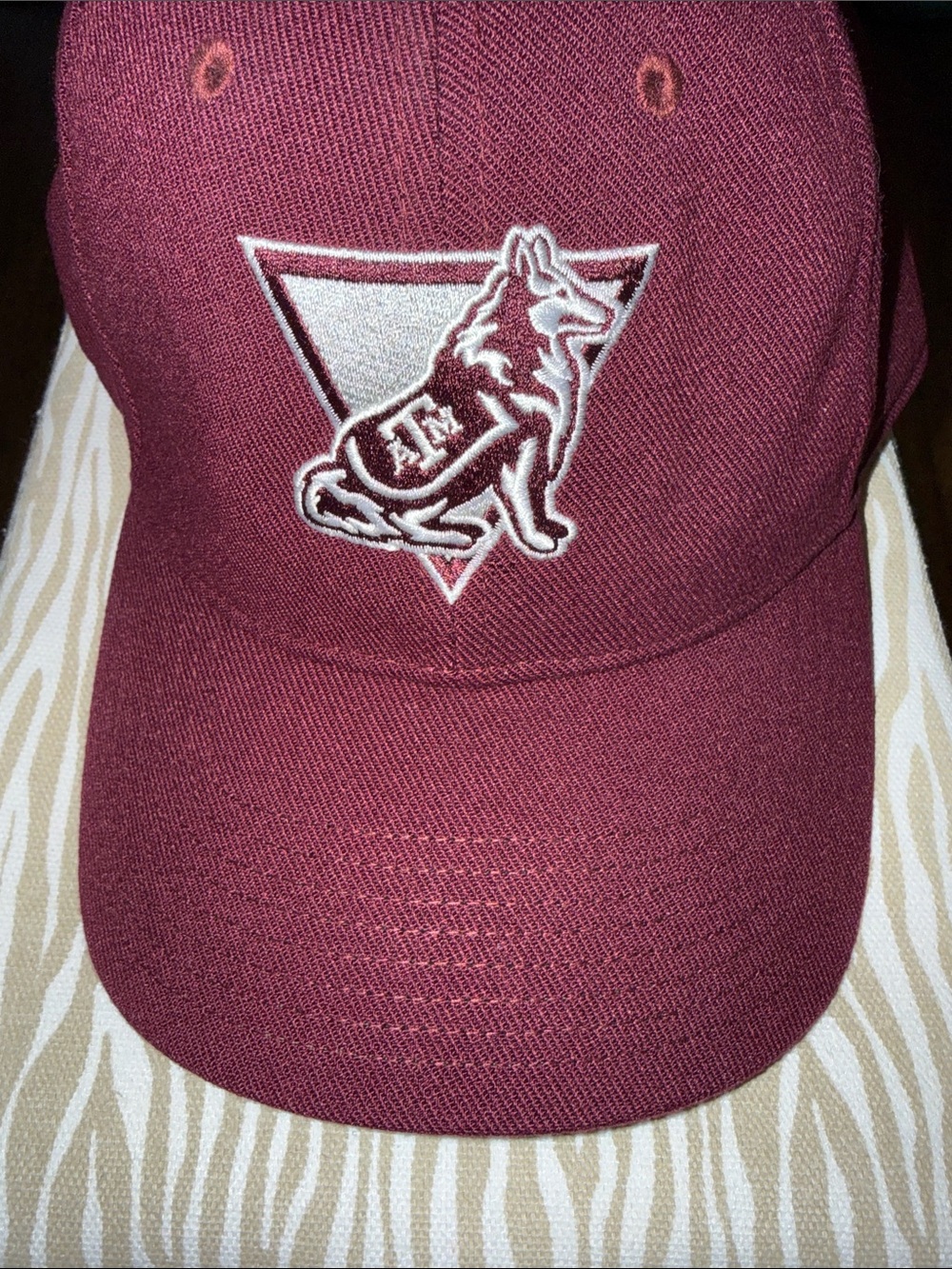 adidas Maroon Embroidered Texas A & M Logo Baseball Cap